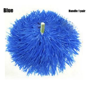 PRIMEPICKGLOBAL 1pair 2 styles Fancy Double hole handle Club Sport Supplies Cheerleader pompoms Dance Party Decorator Cheerleading Cheering Ball