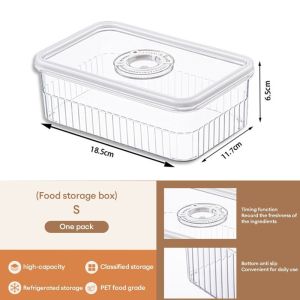【COD】Refrigerator Organizer Transparent Crisper Box Large Capacity Stackable Sealed Box with Lid Fruit Vegetable Storage Box
