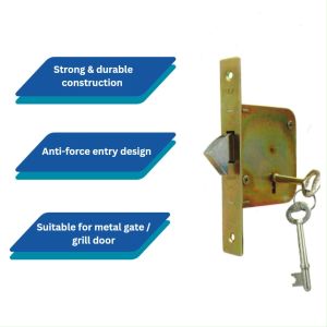 Fuda Hook Lock 401 Single 402 Double For Metal Gate Door Heavy Duty Security Lock
