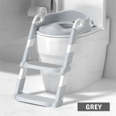 Jollybee Foldable Potty Seat Training Adjustable Potty Toilet Bowl with Ladder for Baby Toddlers Safe Kid Toilet Ladder