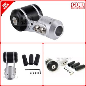 Shift Knob Racing Persneling Manual A Tricilio Hitam SIlver Polos Shiftknob Shift Knop Tuas Gigi SM