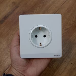 Saklar Lampu Nero Decora White Series – Saklar Modern dengan Indikator LED NERO Putih