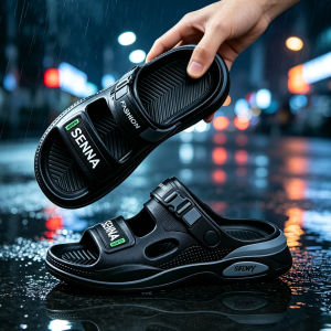 Free Shipping MenS Thick-Soled Sandals Summer 2026 New Style Non-Slip Driving Slippers Outdoor Perforated Sandals MenS Beach Sandals For Outdoor Wear
