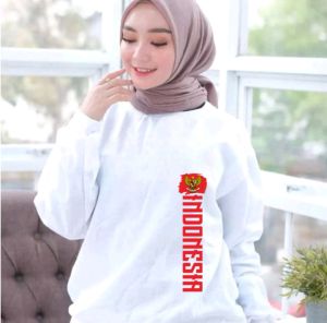 Sale Spesial Sweater Pria Wanita Garuda Indonesia Kaos Hut RI 17 Agustus Sweter Dirgahayu Pancasila