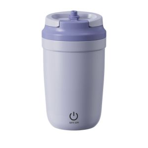 GAOSU 400ml Self Stirring Coffee Mug Electric Stainless Steel Tumbler Travel Cup Rechargeable Automatic Mixing Cup Office