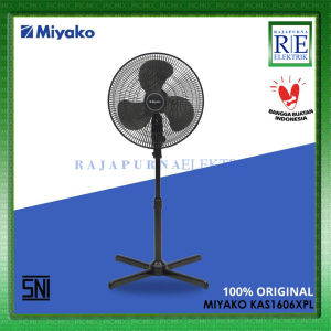 MIYAKO Stand Fan / Kipas Angin KAS1606 X PL MUSANG Kaki Silang (16 INCH) GARANSI RESMI