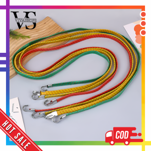 Tali Elastis Bagasi Kait Pipih Gepeng Panjang 1 Meter / Tali Serbaguna Sepeda Mobil Motor Barang