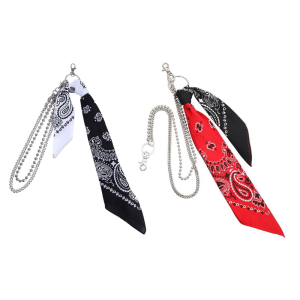 Kerchief Pendant Pants Chain Rock Punk Ribbon Bikers Headscarf Waist Key Chain Wallet Jeans Hiphop Pants Belt