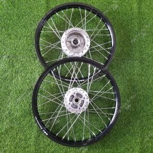 Bánh Căm Dành Cho HONDA WAVE  FUTURE LED Thắng Đĩa Trước FULL Đầy Đủ Đùm Màu Bạc  Căm Mạ CROM  Niềng Thái SIZE 1.4 1.4 HTH30 MSP 2064