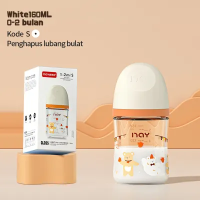 Baby Shine Botol Susu Bayi Anti Kolik Botol Minum Bayi Botol Susu Kaca Bayi Bpa Free 160/240ml