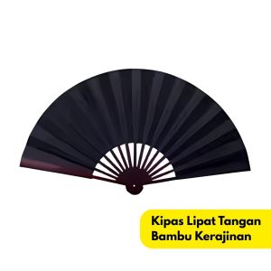 Kipas Lipat Tangan Bambu Kerajinan Tari BR207 Cina Gaya