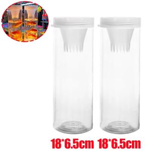 2 cái cá chai nhựa trong suốt cá sống container cho câu cá ngoài trời mồi cá tuế bẫy không thấm nước xách tay lưu trữ công cụ