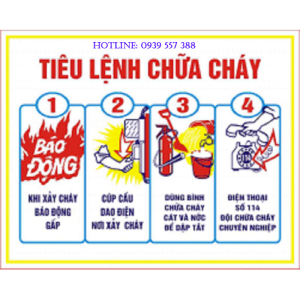 BỘ NỘI QUY TIÊU LỆNH PCCC CẤM LỬA CẤM THUỐC CẢNH BÁO NGUY HIỂM