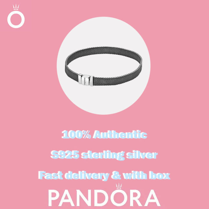 Pandora Reflexions™ Mesh Bracelet | Pandora jewelry, Mesh bracelet,  Bracelets
