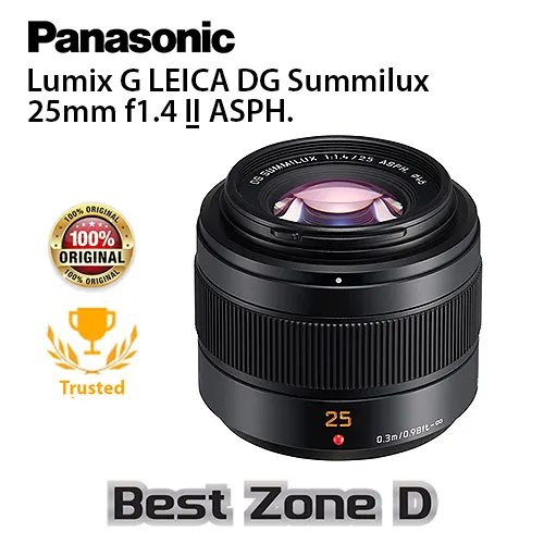 レンズ(単焦点) LUMIX LEICA DG 25mm II ASPH. + VYC1005 Amazon.com
