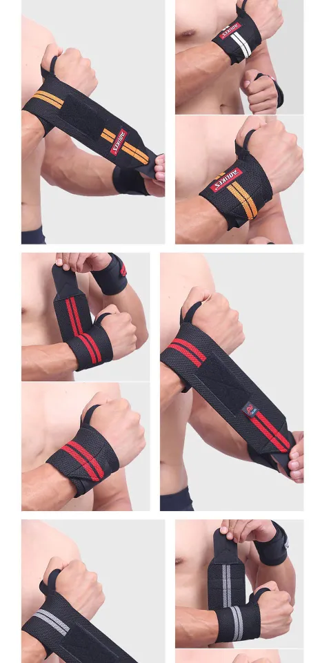 AOLIKES 1 Pair Weight Lifting Straps Weight Lifting Wrist Straps