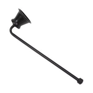 JAYNEBIO Bell Shaped Candle Wick Trimmer Long Handle Turn Off Extinguisher Flame Snuffer Vintage Candle Blower Home