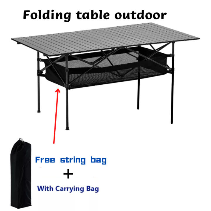 【MANILA LOCAL STOCK+COD】Outdoor Folding Table Aluminum Alloy Set Picnic ...