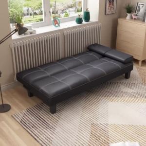 Foldable Sofa Bed Leather Single Double 1/2/3/4 Seater Business Office Foldable Sofabed