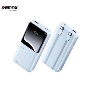 [ CCC ] Remax Power Bank 20000mAh (RPP-680) - แบตสำรอง มีสายในตัว ชาร์จเร็ว 3 พอร์ต output USB Type-c และ L