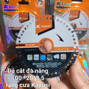 Đá cắt đa năng 100*20*3.5mm  KAPUSI_Răng cưa_K3739 có tặng kèm long đền