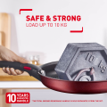 Tefal Ingenio Daily Chef Red Frypan Stackable Non-Stick Cookware (28cm). 