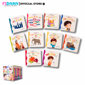 First Islamic Words (Mini Boardbook) | Kata Kata Islami Pertamaku - Buku Edukasi Anak | Buku Islami Anak Pengenalan Kosakata Allah Malaikat Mukjizat Nabi Ulul Azmi Hewan-Hewan dalam Al-Quran Buah & Sayur dalam Al-Quran Perbuatan Baik Wudhu Dll