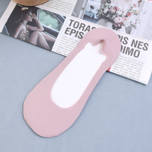 5Pairs Women Invisible Socks Summer Fashion Ladies Silicone Antiskid Ice Silk Seamless Breathable Cool Ankle Boat Socks