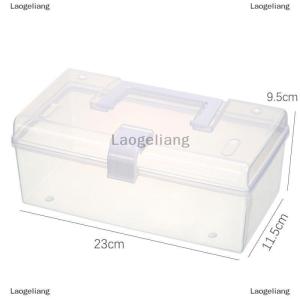 [COD] Laogeliang Nhựa hộp lưu trữ Hộp y tế tổ chức đa chức năng y học di động Tủ gia đình khẩn cấp Kit hộp với xử lý