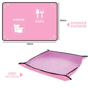 LZD  Waterproof Oxford Cloth Gardening Soil Changing Mat Thickened Leak-Proof Soil Plant Pot Operation Mat Flower Pot Transplant Gardening Tools
