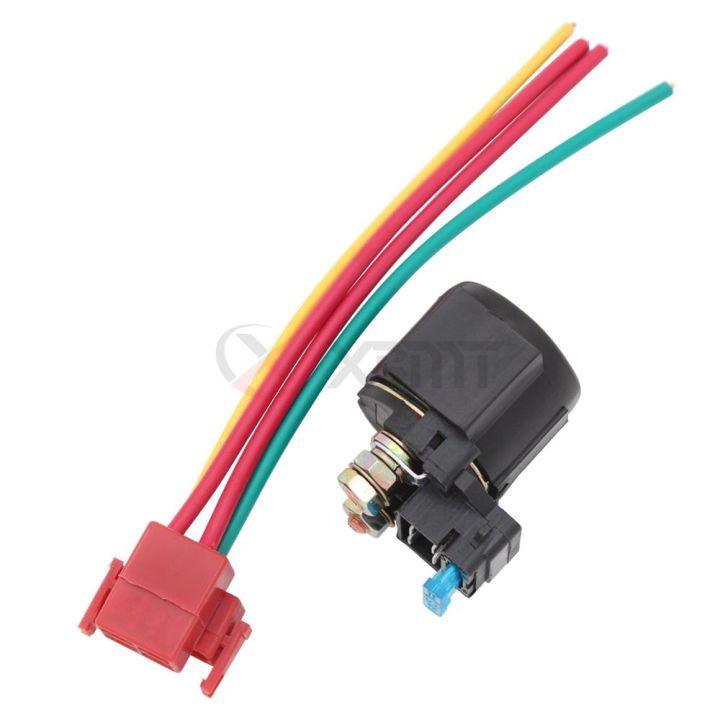 Motorcycle starter relay solenoid connector plug electrical for honda