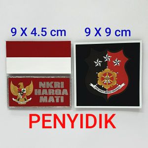 Logo BARESKRIM MABES RESERSE BRIMOB RESMOB JATANRAS PROPAM PAMINAL POLANTAS SABHARA Patch Emblem Prepet Perekat Velkro Badge Tactical Army