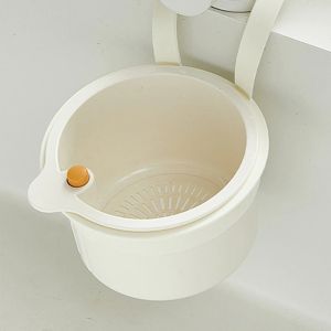 Creative Sink Hanging Strainer Basket Openable Bottom Cover Detachable Kitchen Garbage Filter Multifunctional Quickly Drain