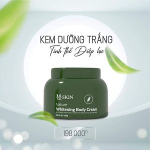 Kem body diệp lục Mq Skin EN135 giúp dưỡng trắng cấp ẩm hương thơm nhẹ dịu không bết 500g