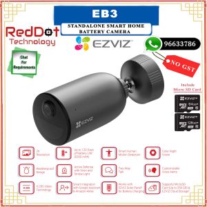 EZVIZ EB3 2K Standalone Smart Home Battery Camera (Local SG Seller)