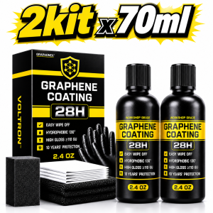 Graphene Coating 28H Hydrophobic High Gloss & Easy Wipe Off for All Surfaces