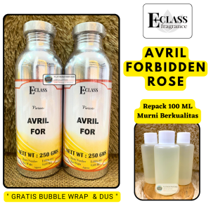 Bibit Parfum Wanita AVRIL FORBIDDEN ROSE Berkualitas 100 ML MURNI ECLASS Fragrance - Parfum Murni Tahan Lama - Bibit Parfum Murni Cwe Avril Parfarome - Biang Minyak Wangi Coklat LBM