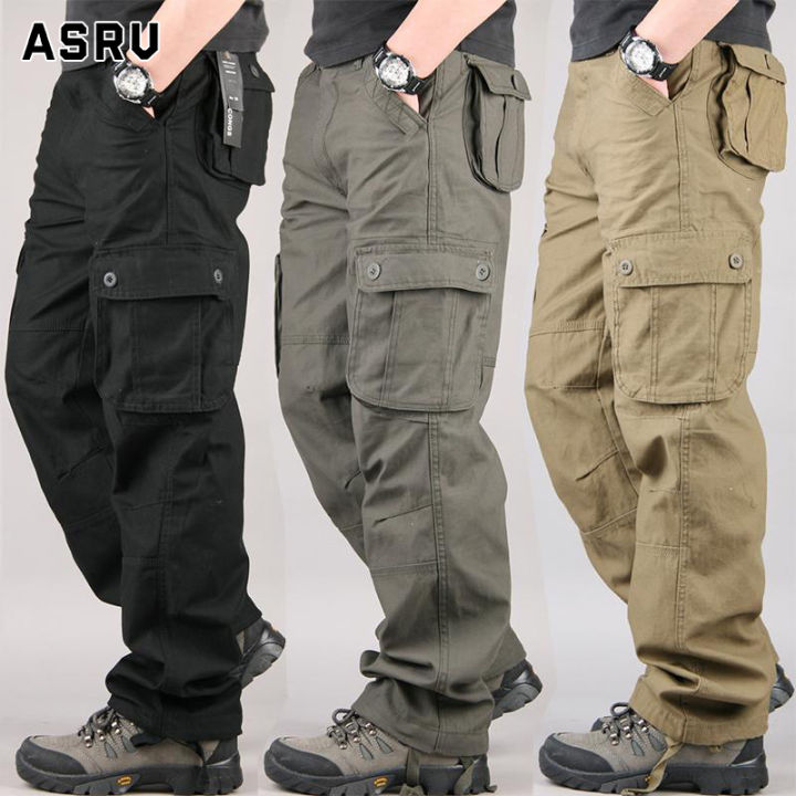 ASRV Men's Cotton Casual Military Army Cargo Camo Combat Work Pants ...