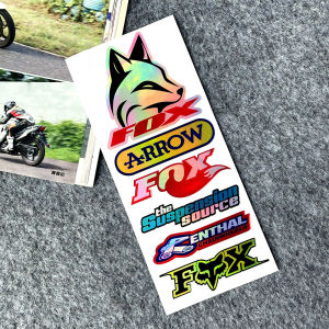 Reflective Stickers Fox ENEOSC ARROW Reative Motorcycle Sticker Off-road vehicle Car Decals Truck All Terrain Vehicle Bicycle Laptop Decal