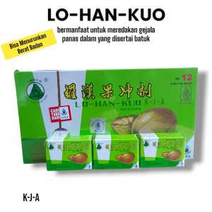 Lo Han Kuo Infusion - Teh Herbal untuk Meredakan Panas Dalam Radang Tenggorokan Batuk Berdahak