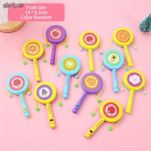 YONGQING สั่นทารก ของเล่นเด็ก ยางกัดเด็ก ของเล่นเขย่ามีเสียง กระดิ่งมือเด็กของเล่นฝึกสมองของเล่นฝึกสมอง