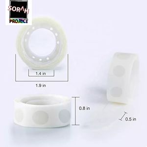 Balloon Glue Dots 100 Dots per Roll Adhesive Balloon Christening Wedding Birthday Party Decoration