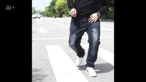 Plus Size Mens Jeans 10XL(160kg) Straight Leg Stretch Denim Pants For 160KG Heavyweight Blue/Black Big & Tall Casual Trousers2026