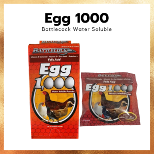 Egg 100 Battlecock Water Soluble sachet