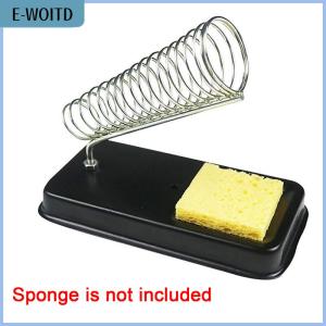 【E-WOITD】 Metal Iron Solid Base Soldering Iron Bracket Stand Portable for Electrical Work