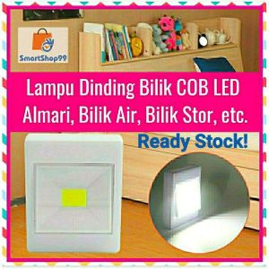 Lampu LED COB Bilik Tidur Malam Bilik Air Dinding Serbaguna LED COB Night Light Wall Light Emergency Light