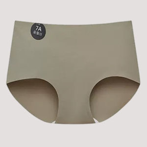 【SingaBralette】 7A Mulberry Silk Panties Mid Waist Seamless Breathable Antibacterial Yoga Fitness 3D Hip Lifting Non Marking ​​Briefs​​