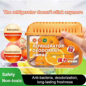 Fridge Deodorizing Balls: Citrus Orange Air Freshener & 60 Days Continuous Release