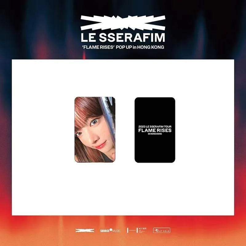 LESSERAFIM Tour FLAME RISES PopUp in HongKong PhotoCards