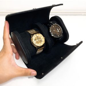 Túi Đựng Đồng Hồ Du Lịch 1 Ngăn - 2 Ngăn - 3 Ngăn Cuộn Tròn Vỏ Da Cao Cấp Giá Rẻ